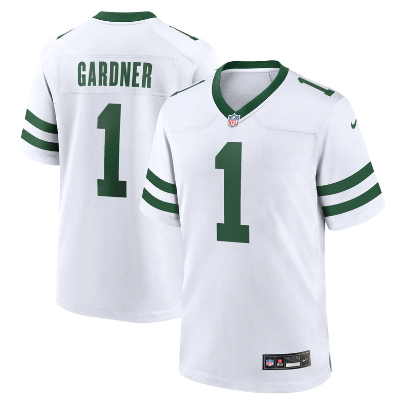 New York Jets Ahmad Sauce Gardner White jersey – view 1