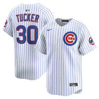 Chicago Cubs Kyle Tucker White jersey – view 1