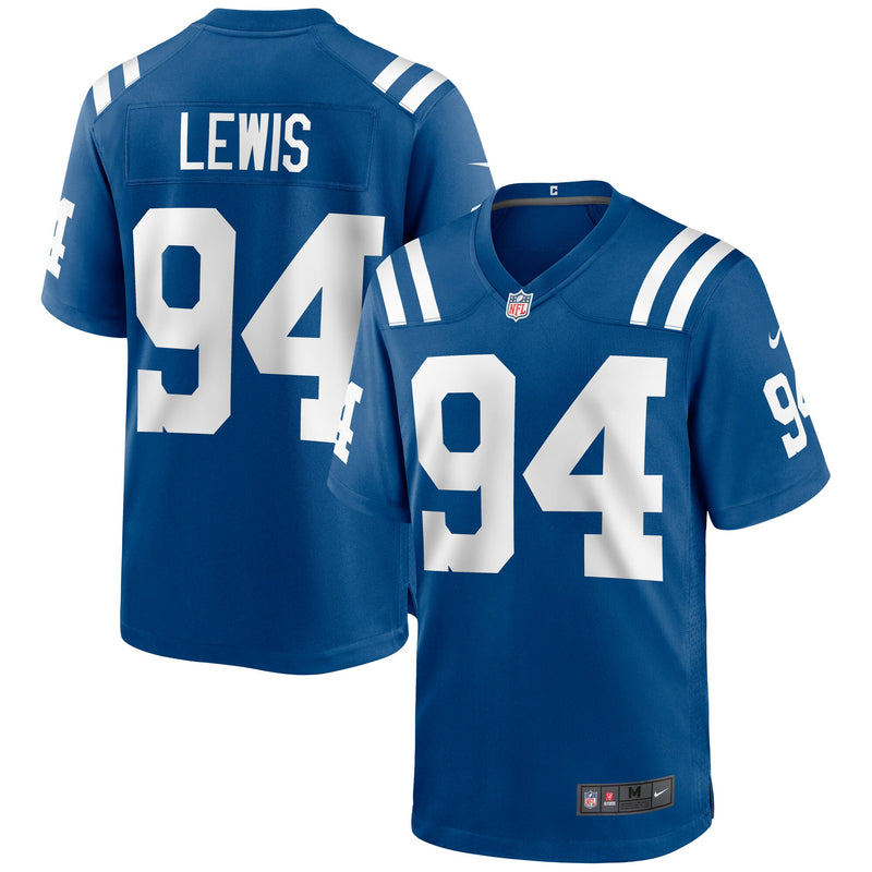 Indianapolis Colts Tyquan Lewis Royal jersey – view 1