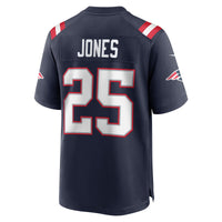 New England Patriots Marcus Jones Navy jersey – view 4