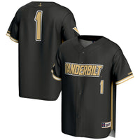 Vanderbilt Commodores Black jersey – view 1