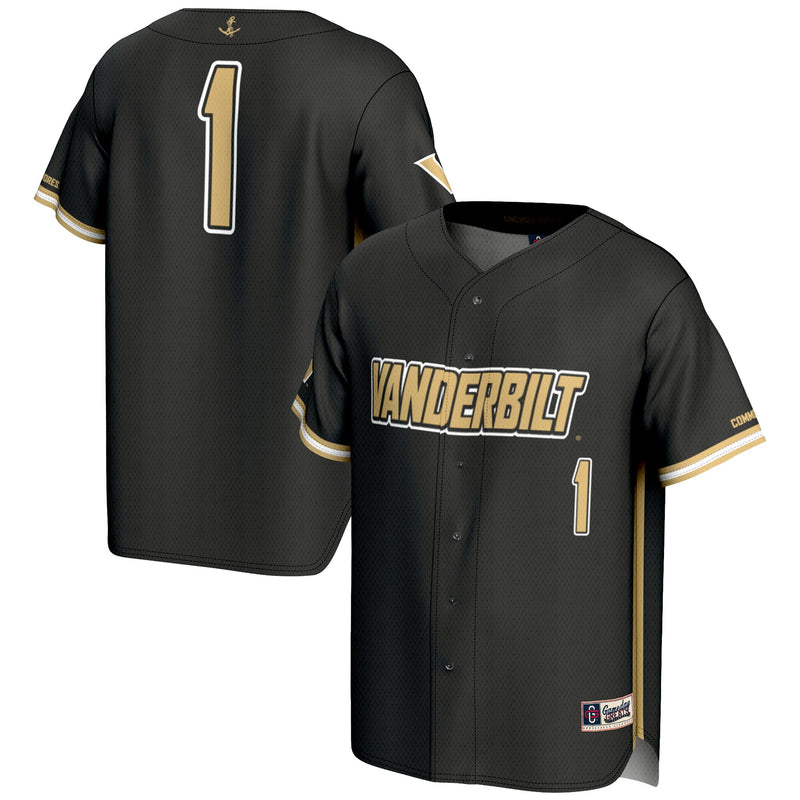Vanderbilt Commodores Black jersey – view 1