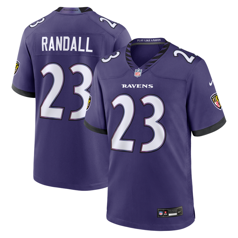 Baltimore Ravens Adam Randall Purple jersey – view 1