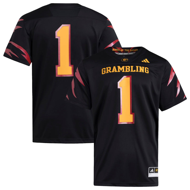 Grambling Tigers adidas Black jersey – view 1