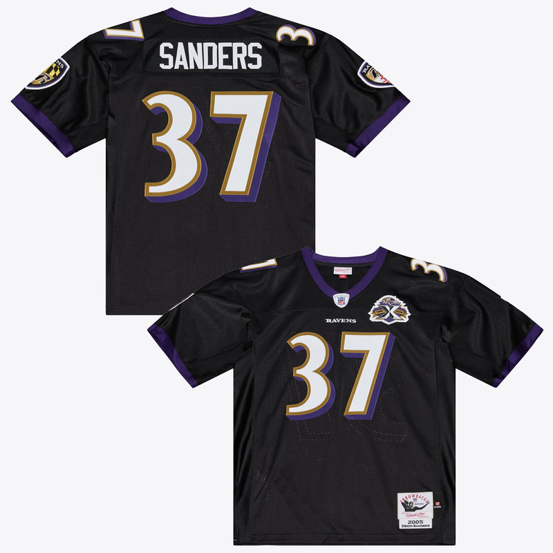Baltimore Ravens Deion Sanders Black jersey – view 1