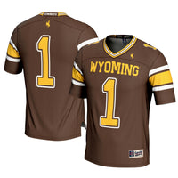 GameDay Greats #1 Brown Wyoming Cowboys Football Jersey – view 2