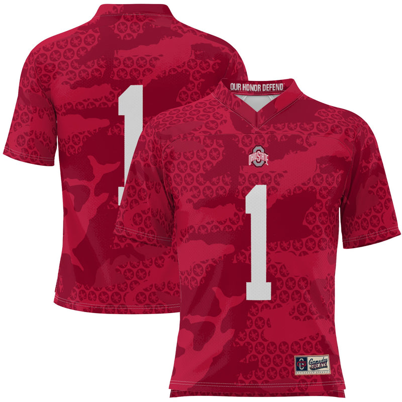 Ohio State Buckeyes Scarlet jersey – view 1
