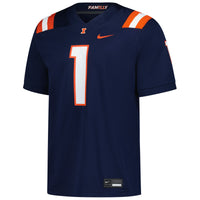 Illinois Fighting Illini Navy jersey – view 3