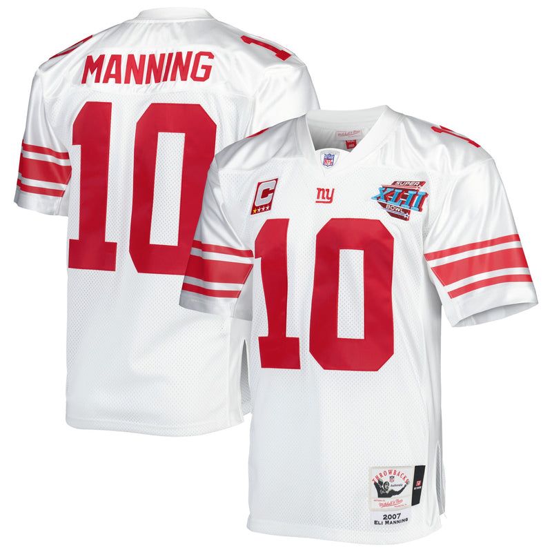 New York Giants Eli Manning White jersey – view 1
