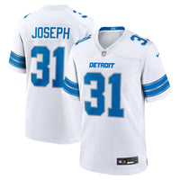 Detroit Lions Kerby Joseph White jersey – view 2