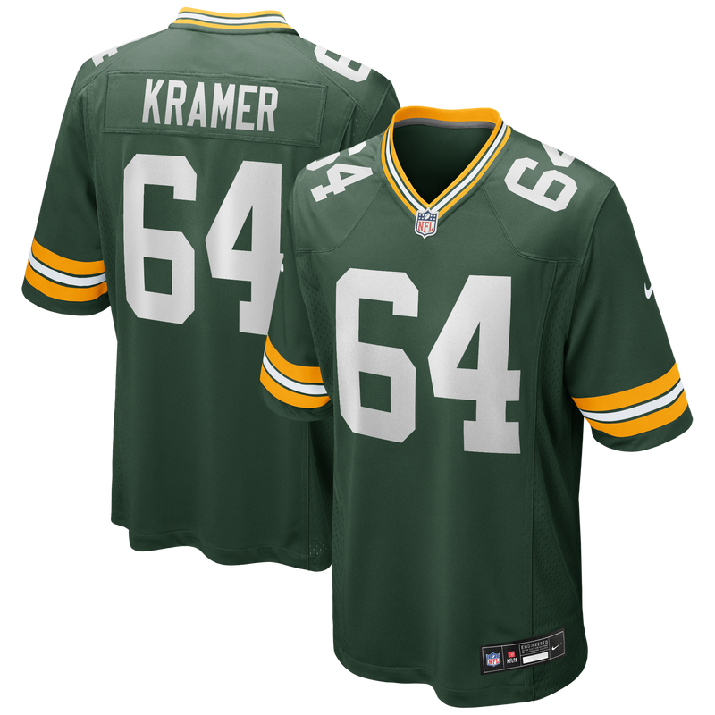 Green Bay Packers Jerry Kramer Green jersey – view 1