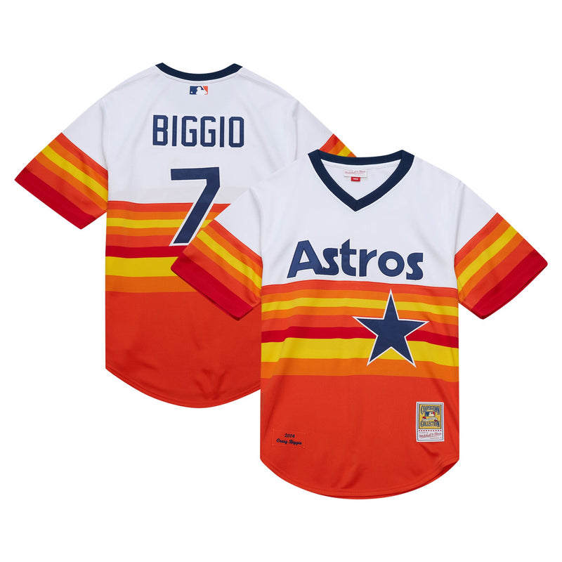 Houston Astros Craig Biggio White jersey – view 1