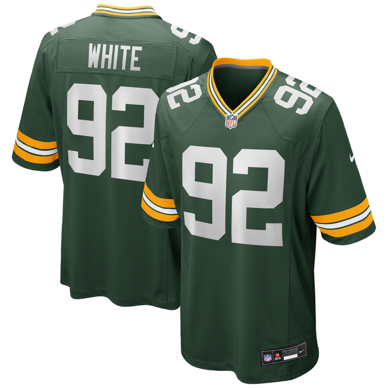 Green Bay Packers Reggie White White jersey – view 1