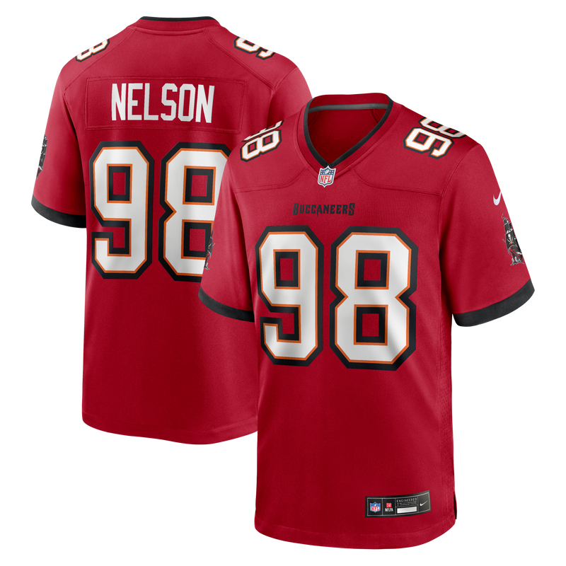 Tampa Bay Buccaneers Anthony Nelson Red jersey – view 1