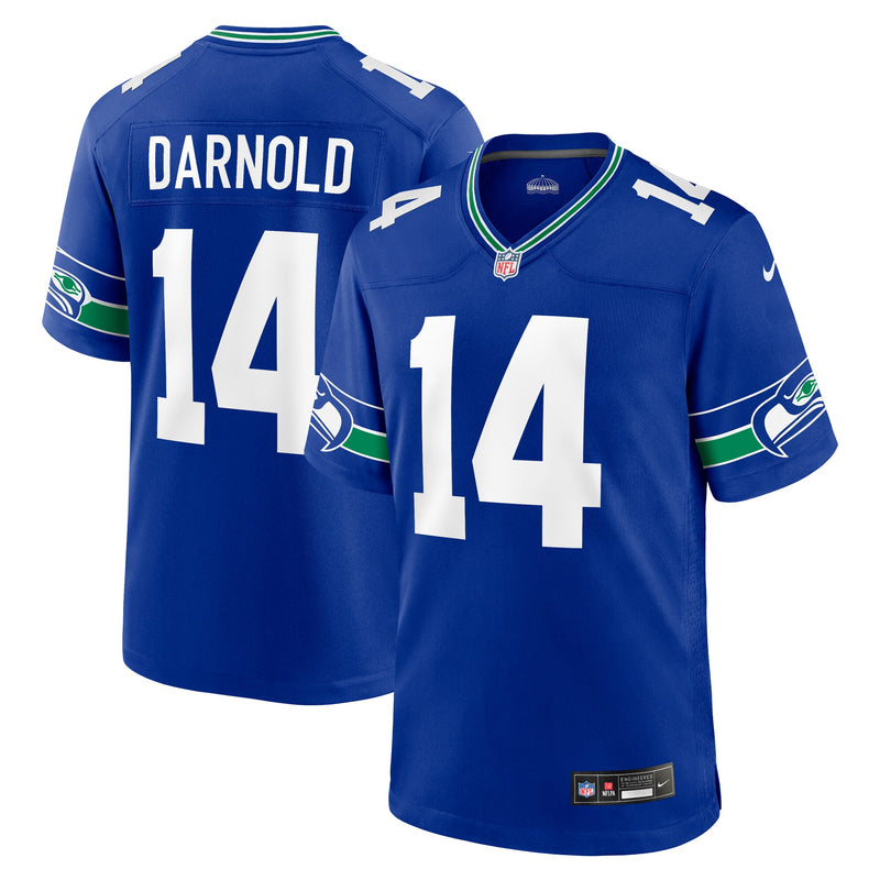 Seattle Seahawks Sam Darnold Royal jersey – view 1