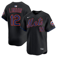 New York Mets Francisco Lindor Black jersey – view 1