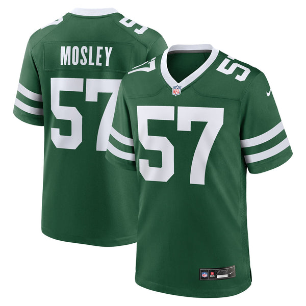 New York Jets C.J. Mosley Nike Legacy Green Team Game Jersey