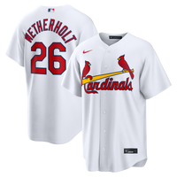 St. Louis Cardinals JJ Wetherholt White jersey – view 2