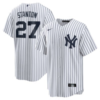 New York Yankees Giancarlo Stanton White jersey – view 1