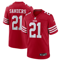 San Francisco 49ers Deion Sanders Scarlet jersey – view 1