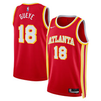 Atlanta Hawks Mouhamed Gueye - Red jersey – view 2