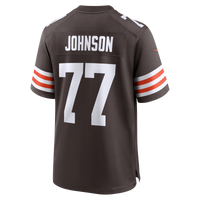 Cleveland Browns Zion Johnson Brown jersey – view 3