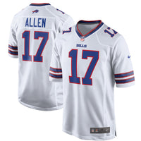 Buffalo Bills Josh Allen White jersey – view 1