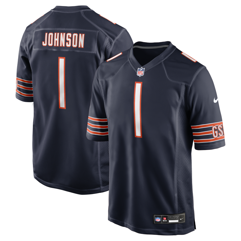 Chicago Bears Jaylon Johnson Navy jersey – view 1