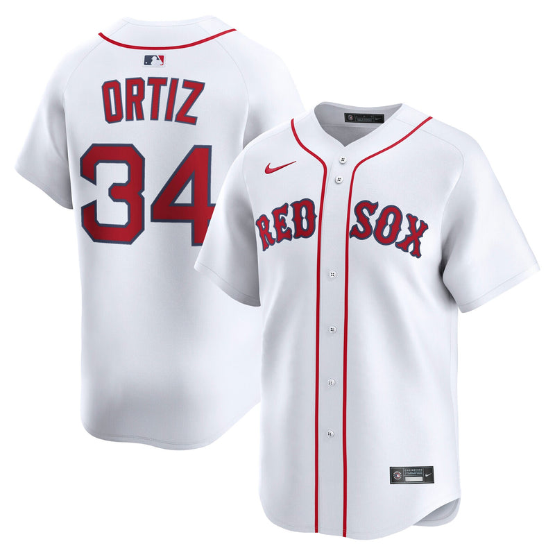 Boston Red Sox David Ortiz White jersey – view 1