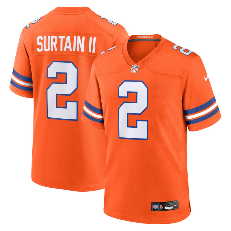 Denver Broncos Patrick Surtain II Orange jersey – view 1