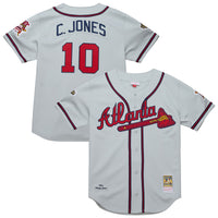 Atlanta Braves Chipper Jones Gray jersey – view 2
