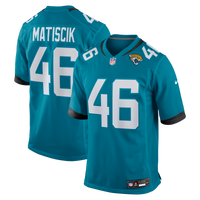 Jacksonville Jaguars Ross Matiscik Teal jersey – view 1