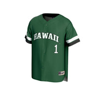 Hawaii Rainbow Warriors Lightweight Green jersey – view 3