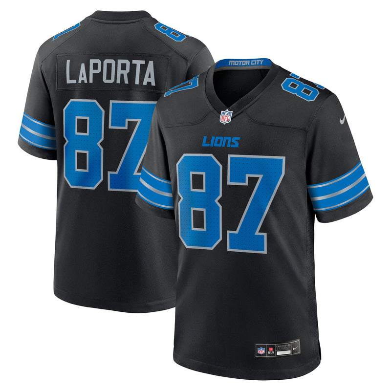 Detroit Lions Sam LaPorta Black jersey – view 1