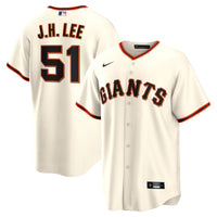 San Francisco Giants Jung Hoo Lee Cream jersey – view 2