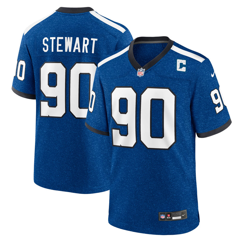 Indianapolis Colts Grover Stewart Blue jersey – view 1