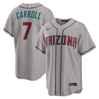Arizona Diamondbacks Corbin Carroll Gray jersey – view 1