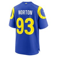 Los Angeles Rams Bill Norton Royal jersey – view 4