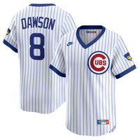Chicago Cubs Andre Dawson White jersey – view 2