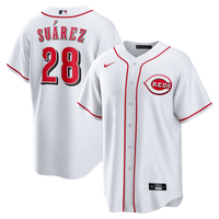 Cincinnati Reds Eugenio Suárez White jersey – view 2