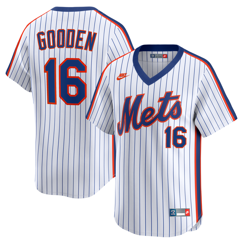 New York Mets Dwight Gooden White jersey – view 1