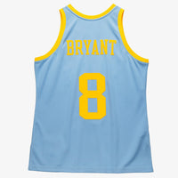 Mitchell & Ness Kobe Bryant Powder Blue Los Angeles Lakers 2001/02 Hardwood Classics Authentic Player Jersey – view 3