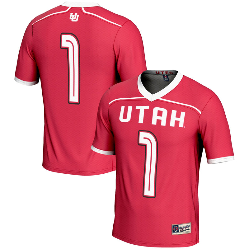 Utah Utes GameDay Greats Red jersey – view 1