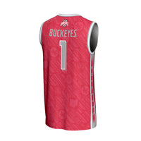 Ohio State Buckeyes Lightweight Scarlet jersey – view 4