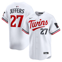 Minnesota Twins Ryan Jeffers White jersey – view 1