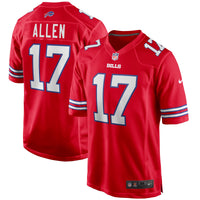 Buffalo Bills Josh Allen Red jersey – view 1