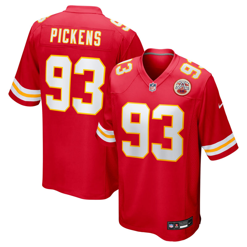Kansas City Chiefs Zacch Pickens Red jersey – view 1