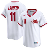 Cincinnati Reds Barry Larkin White jersey – view 2