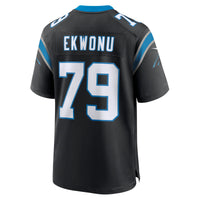 Carolina Panthers Ikem Ekwonu Black jersey – view 4