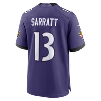 Baltimore Ravens Elijah Sarratt Purple jersey – view 4